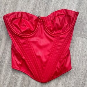 Red Corset Top